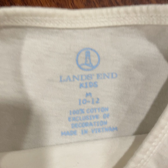 Lands’ End Tee, Girls Size 10-12 - Picture 2 of 2